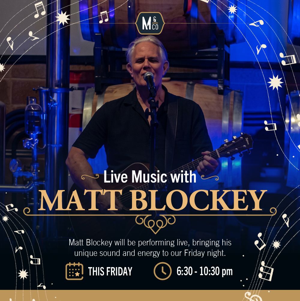 Live Music: Matt Blockey at Misadventure & Co.