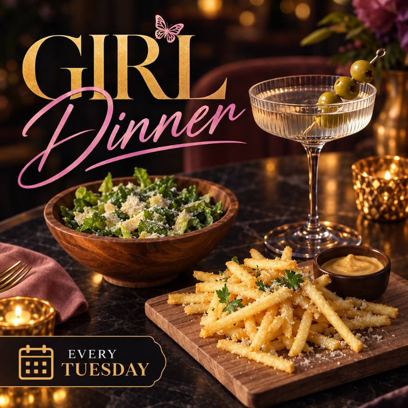 Girl Dinner at Misadventure & Co.