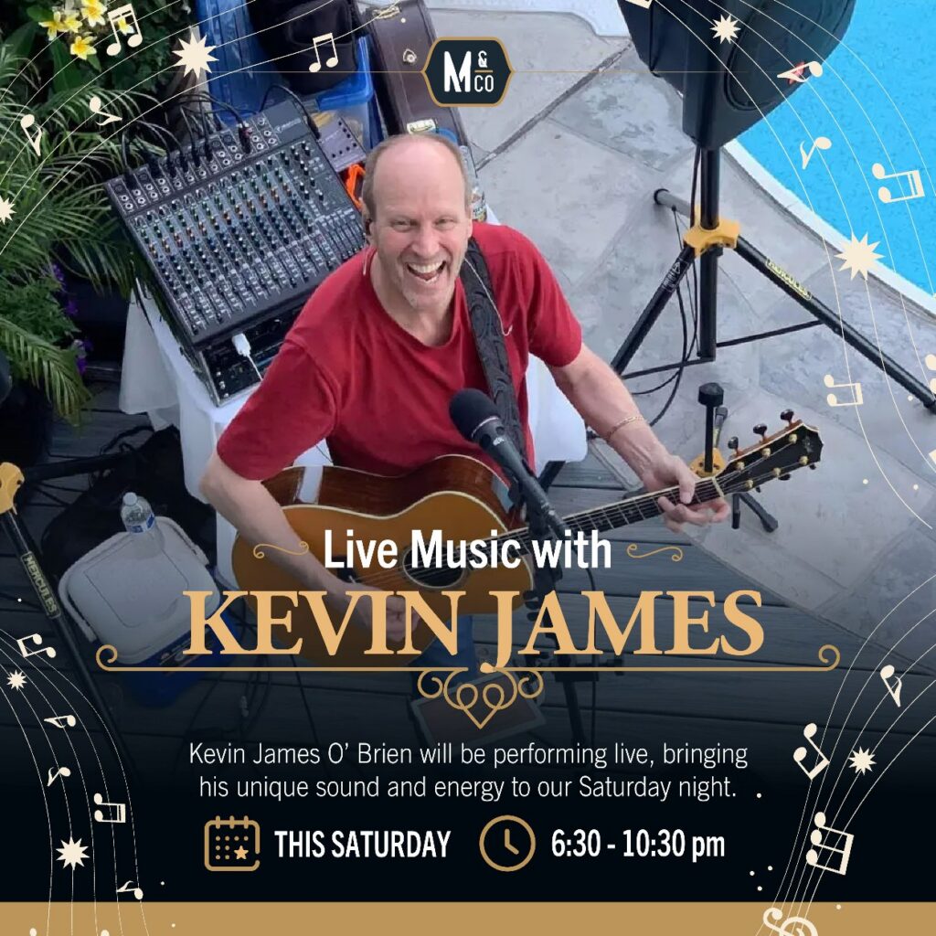 Live Music: Kevin James O’Brien at Misadventure & Co.