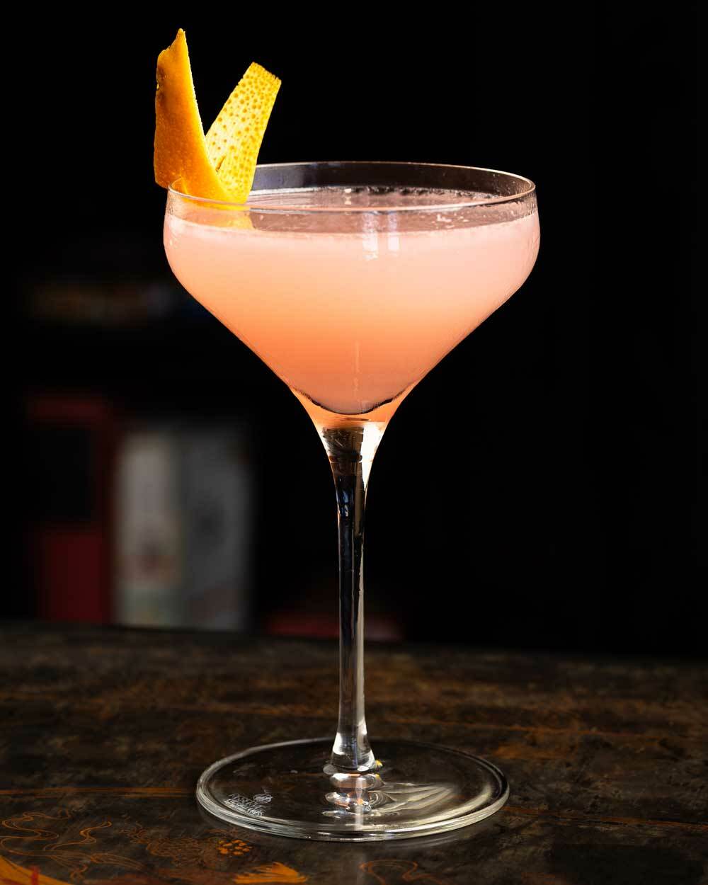 Blood Runs Cold cocktail during Prohibition Hour